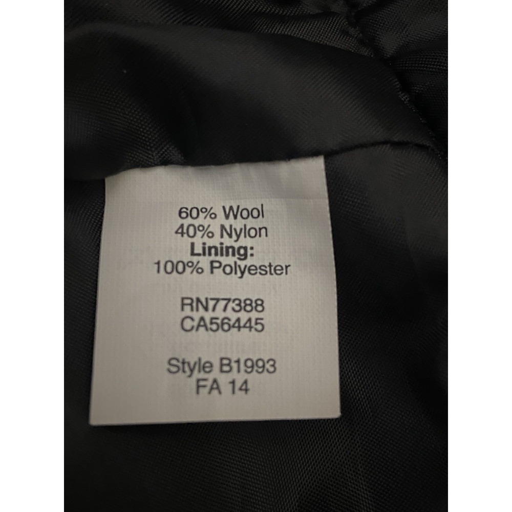 J Crew Pencil Skirt 10 Black Gray Houndstooth Wool Blend Pockets Academia Career - Picture 4 of 5